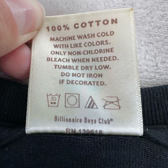 Billionaire Boys Club BBC Heart And Mind Shirt Mens Medium Black SS Tee - Picture 4 of 10